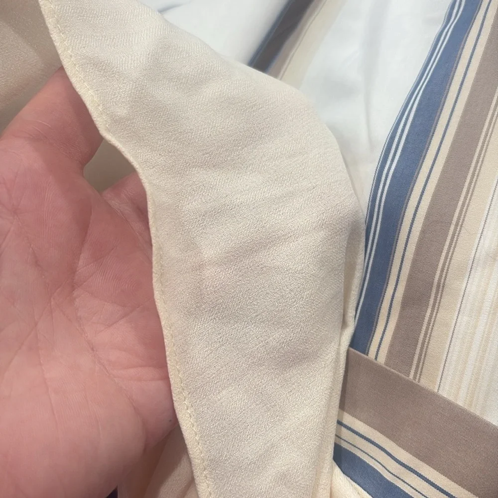 NWT Jonathan Simkhai- Marge Stripe Heavy Cotton Midi Dress. Size 4 - Picture 12 of 12